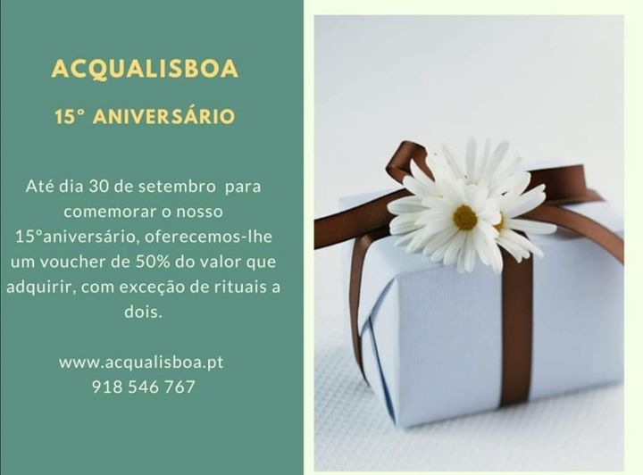 Setembro, 15 anos de Acqua Lisboa...